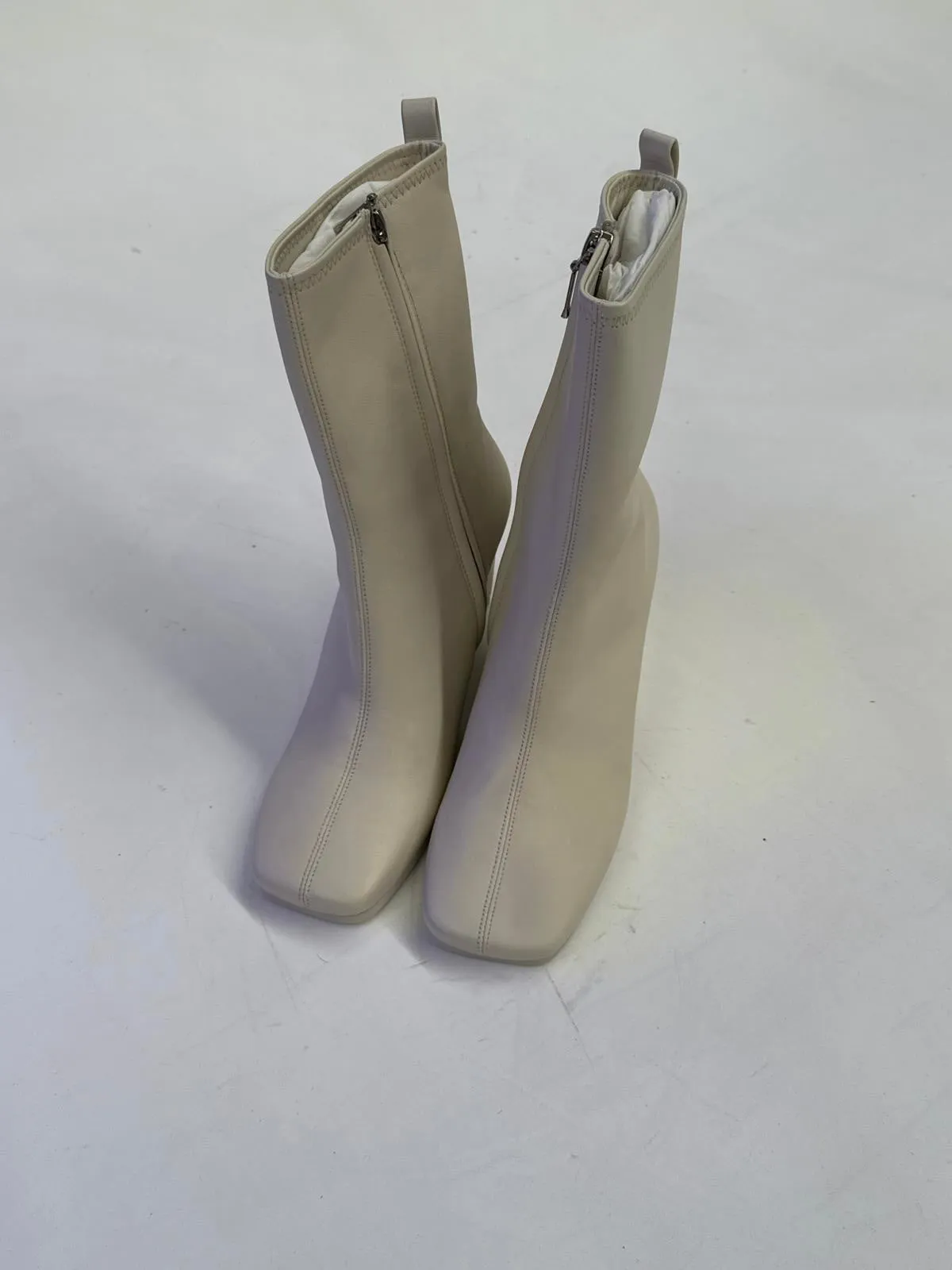 ST. AGNI Wedge Boot - Cool White