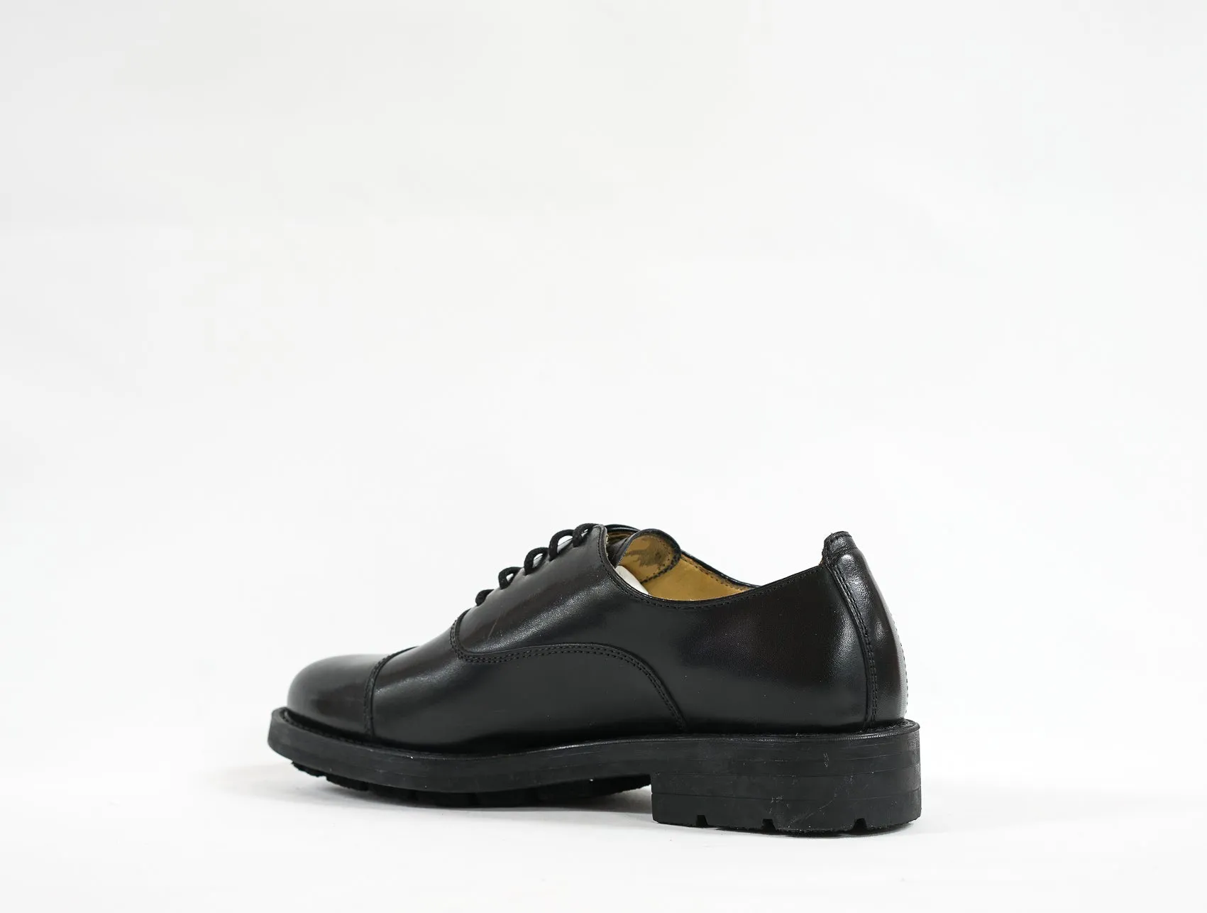 Stefano Stefani Women's Black Leather Lace Up Shoe 8047  Special $190