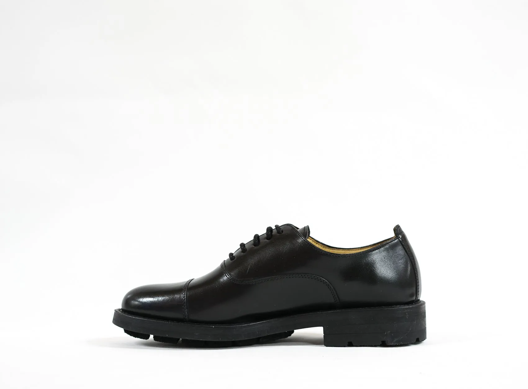 Stefano Stefani Women's Black Leather Lace Up Shoe 8047  Special $190