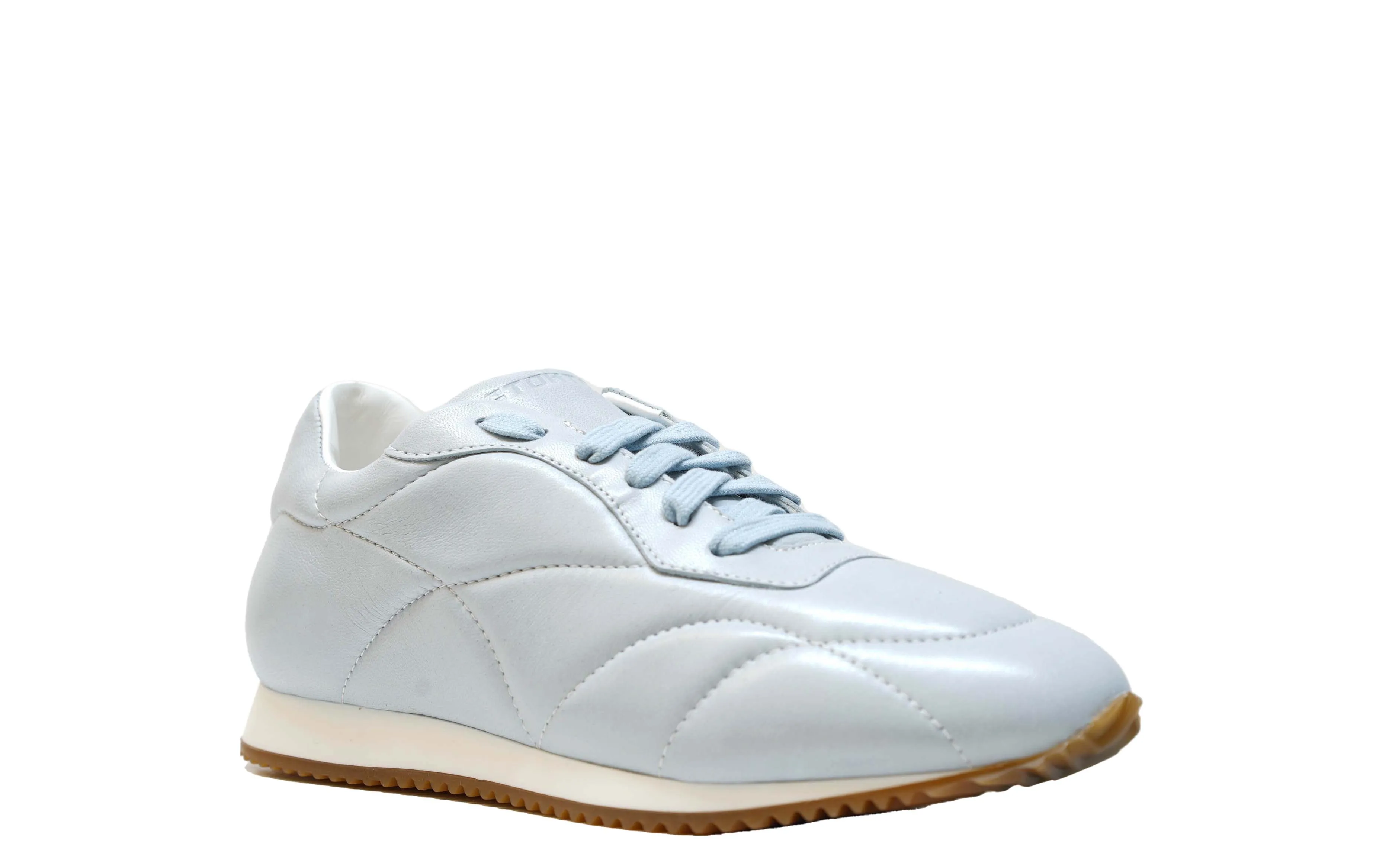 Stokton Women’s Blue Leather Sneaker DEA