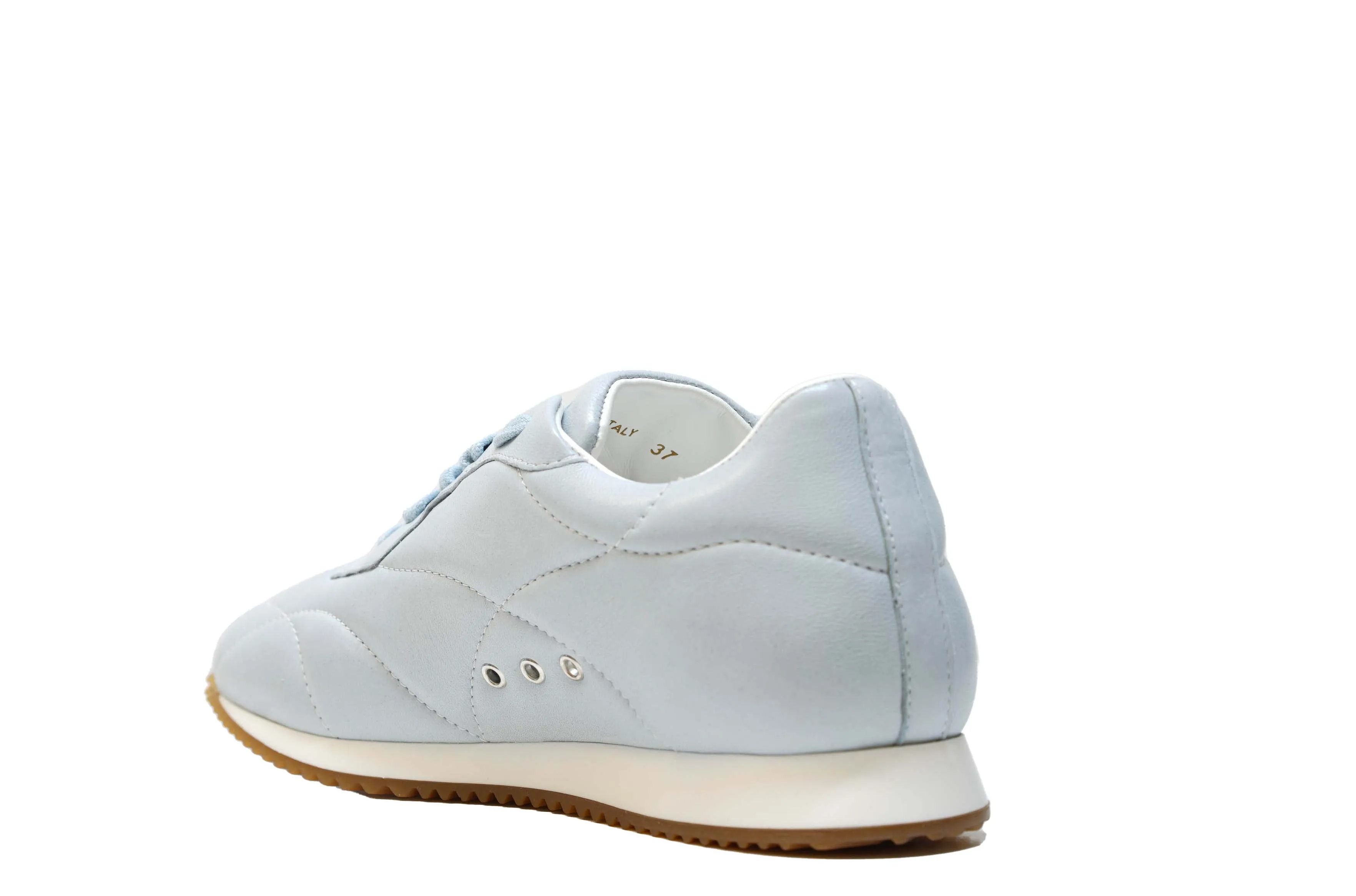 Stokton Women’s Blue Leather Sneaker DEA
