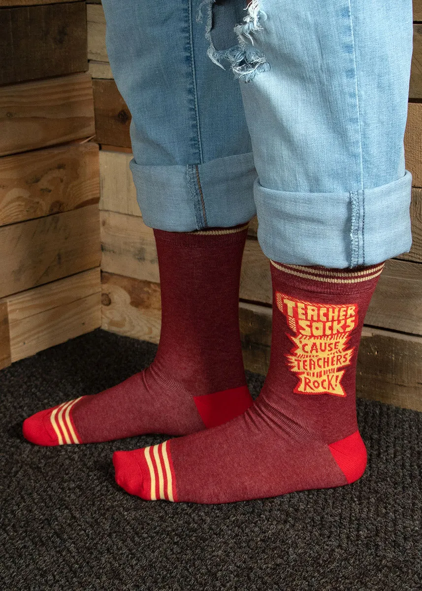 Teachers Rock Men's Socks