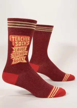 Teachers Rock Men's Socks