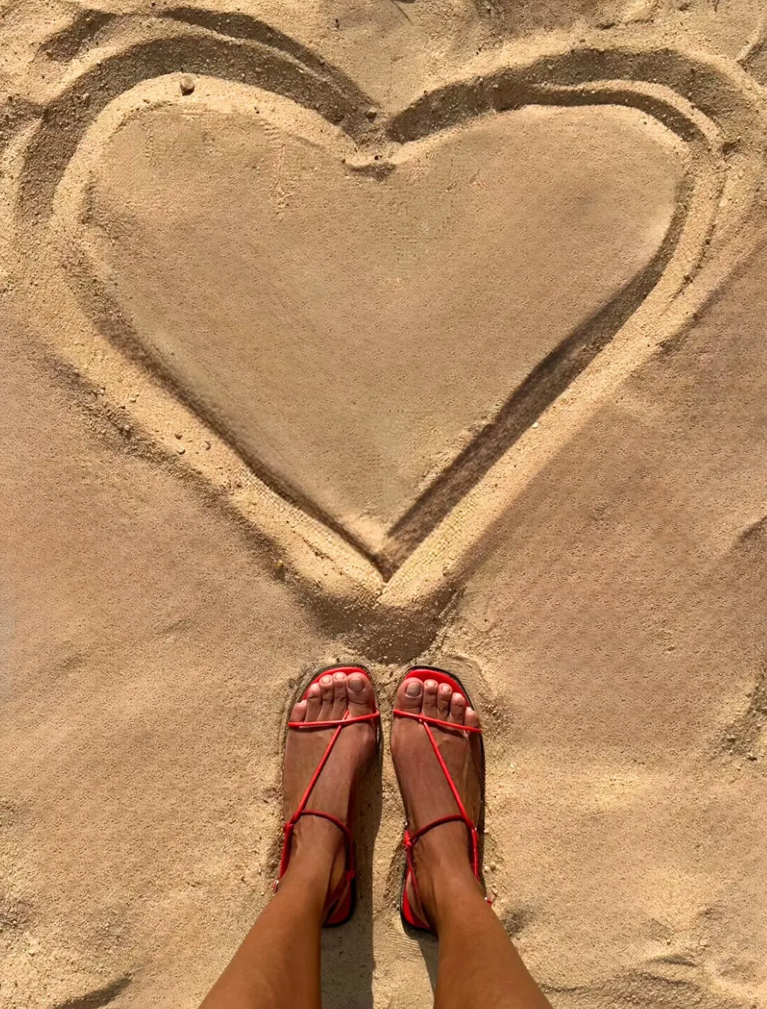 TIERNA RED SANDALS