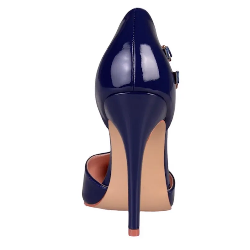 TRU-T Women's Strap Stiletto Heels Pumps
