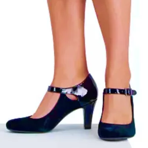 VELMAHL Women's Memory Foam Mary Jane Heels Pumps