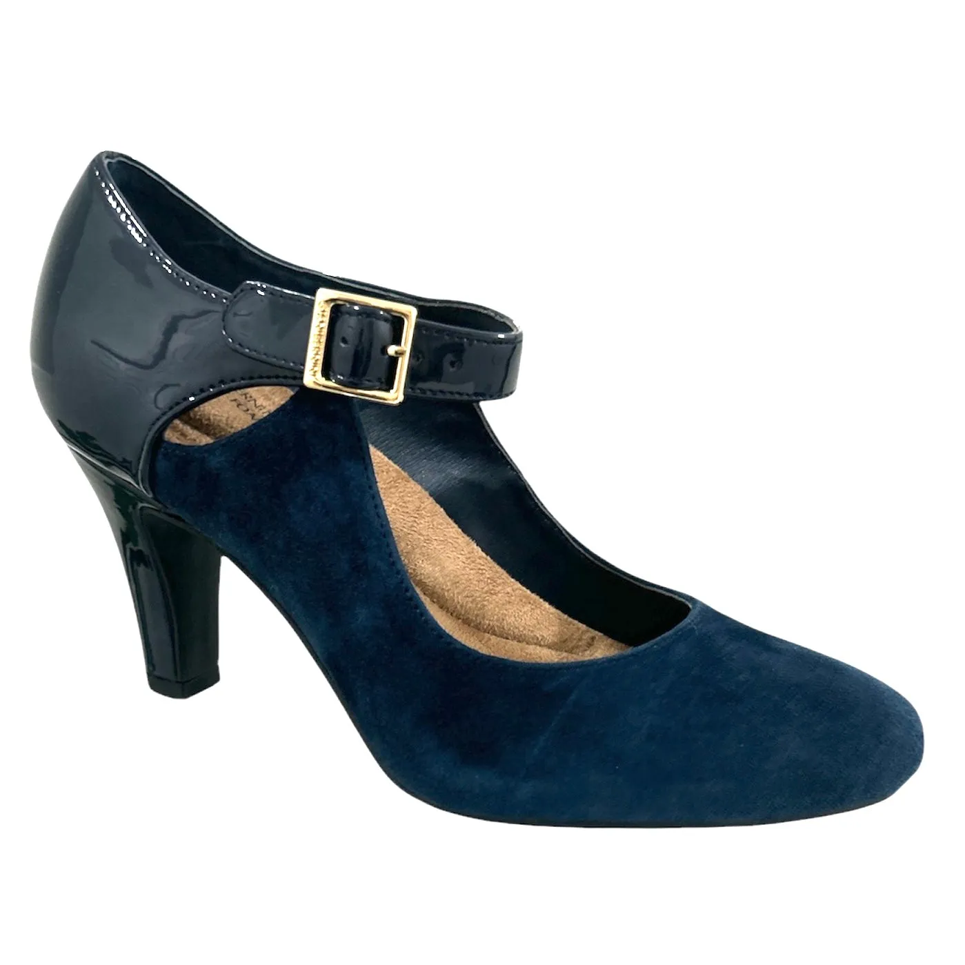 VELMAHL Women's Memory Foam Mary Jane Heels Pumps