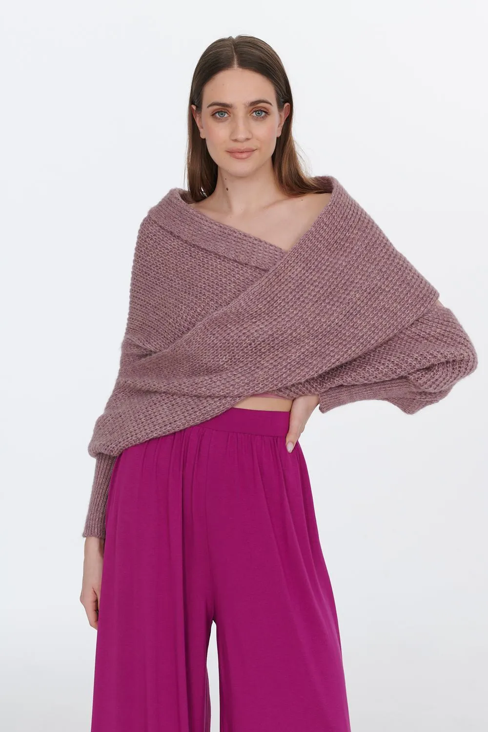 Viva Magenta wide trousers