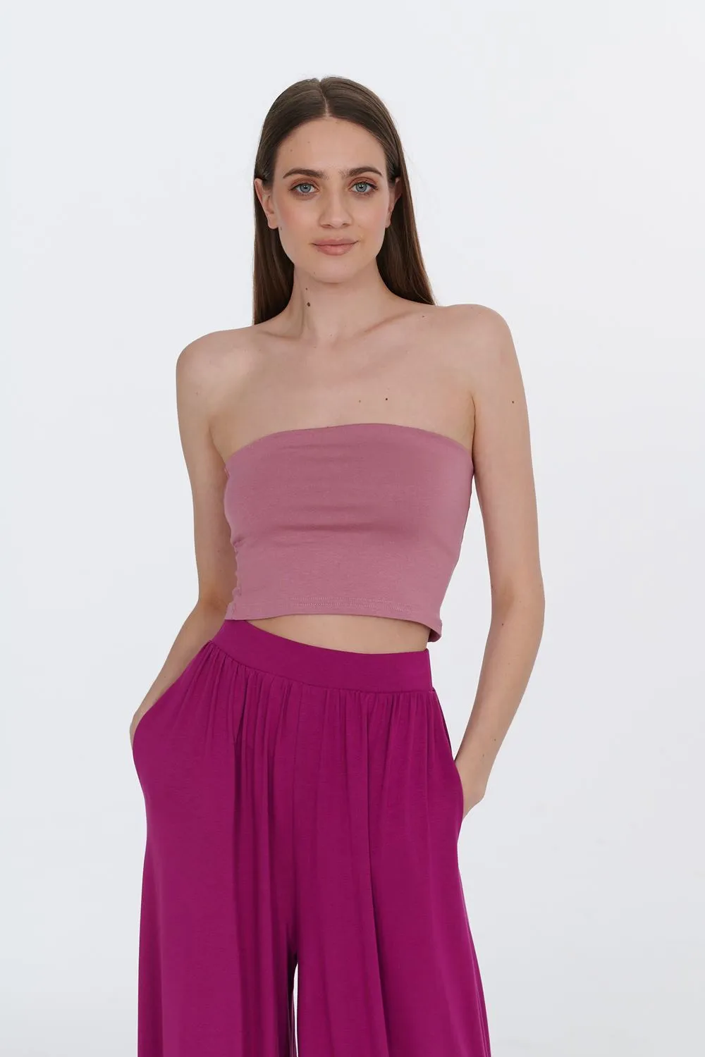 Viva Magenta wide trousers