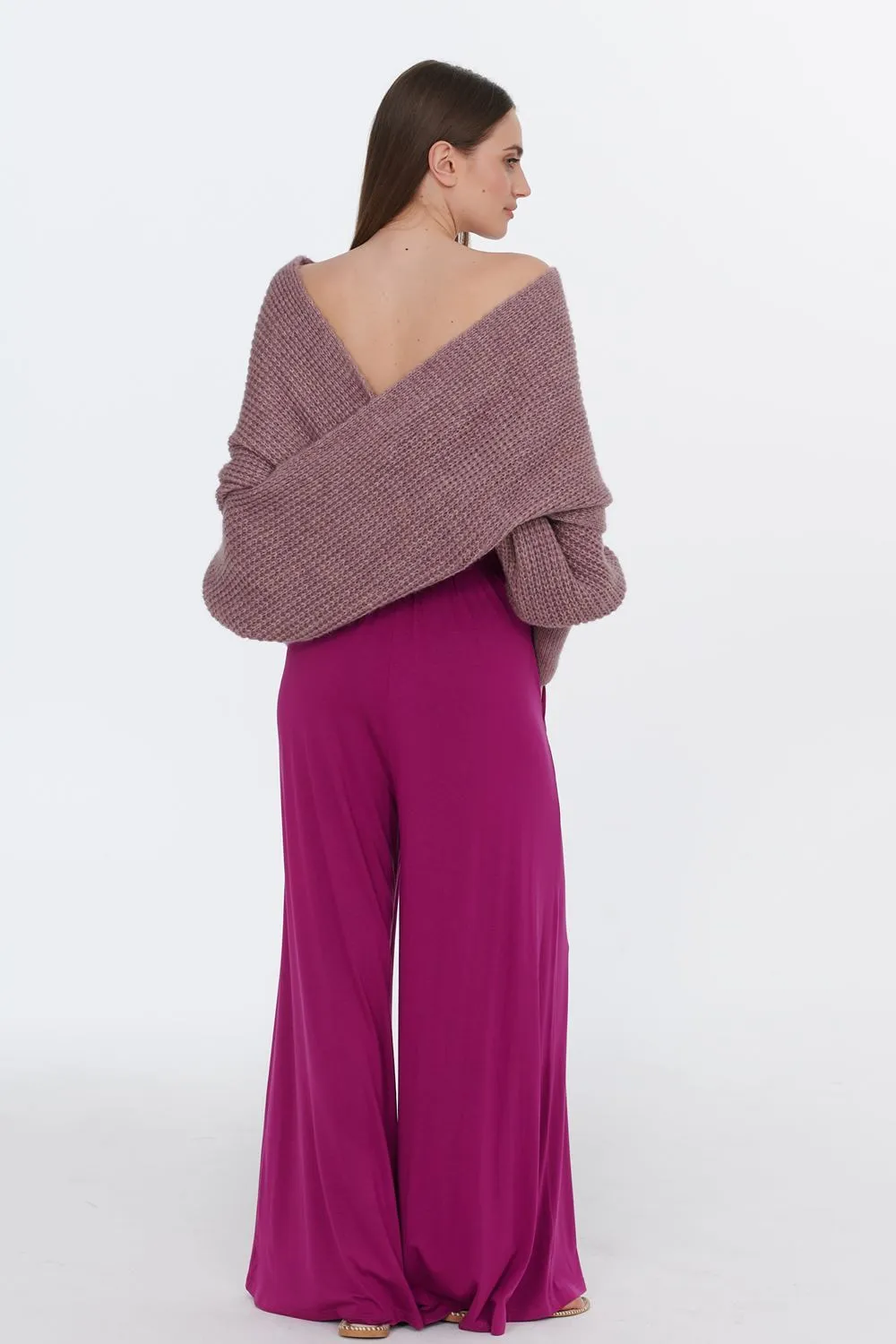 Viva Magenta wide trousers