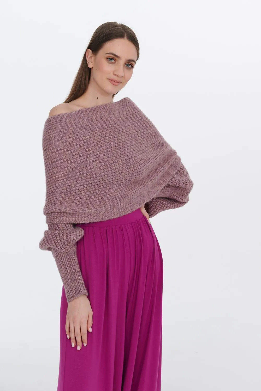 Viva Magenta wide trousers