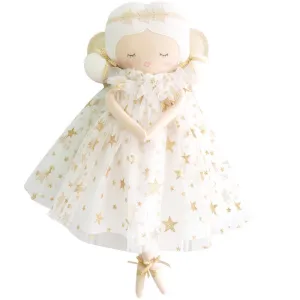 WILLOW FAIRY DOLL IVORY GOLD STAR