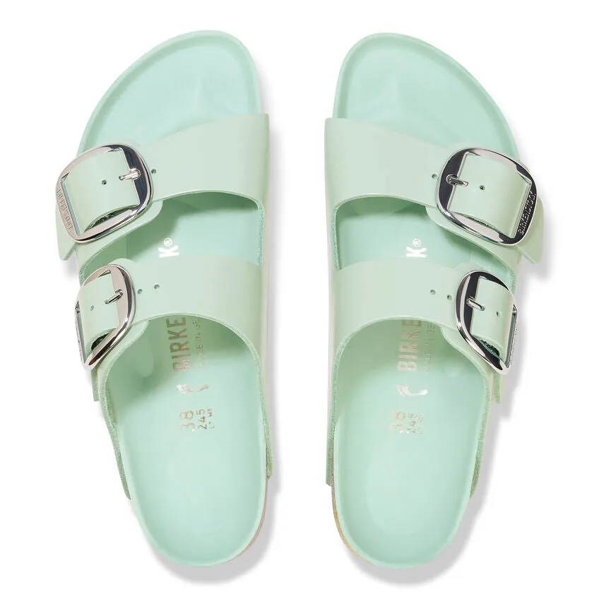 WOMEN'S BIRKENSTOCK ARIZONA BIG BUCKLE | HIGH SHINE SURF GREEN