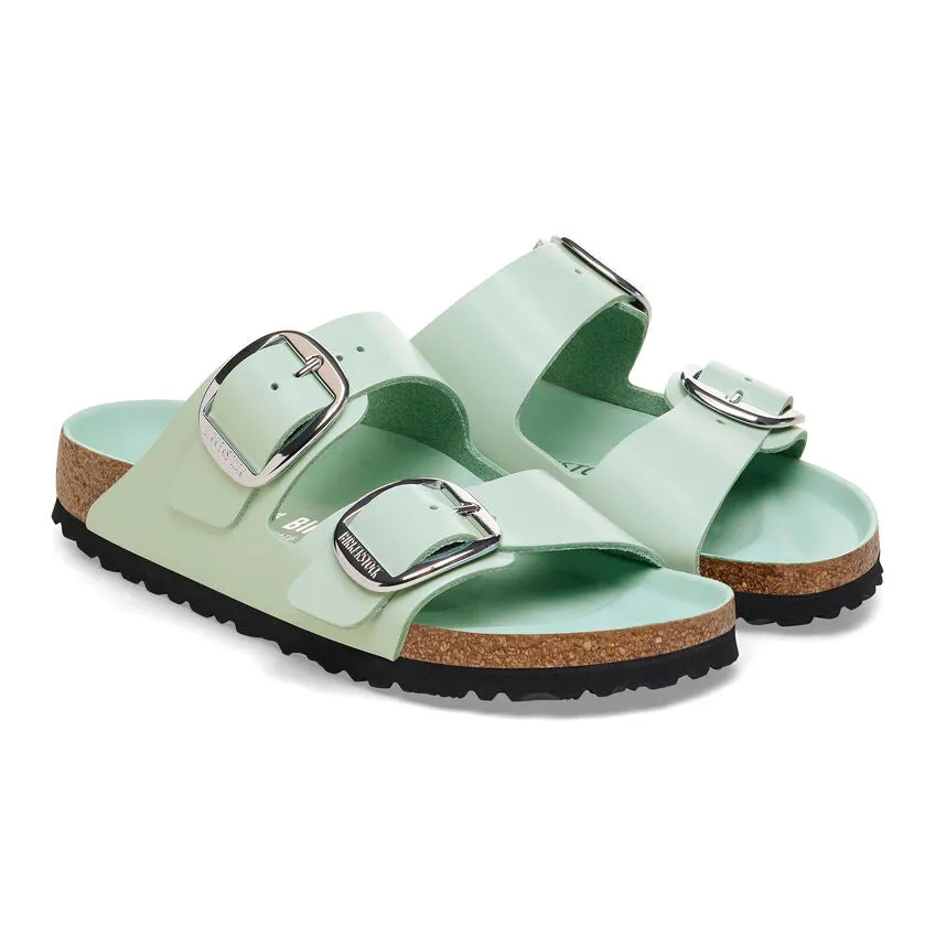 WOMEN'S BIRKENSTOCK ARIZONA BIG BUCKLE | HIGH SHINE SURF GREEN