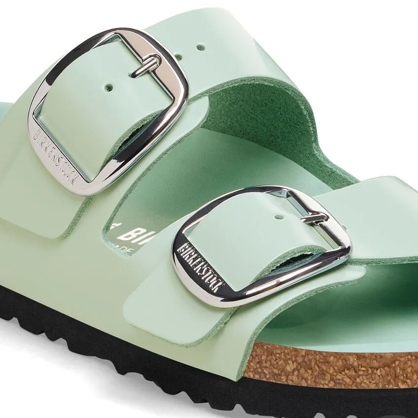 WOMEN'S BIRKENSTOCK ARIZONA BIG BUCKLE | HIGH SHINE SURF GREEN