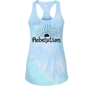 Women’s Sunrise Tank (Blue Tie Dye)
