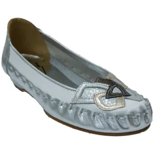 Zaccho Zoe 4569 Silver/White Shoes